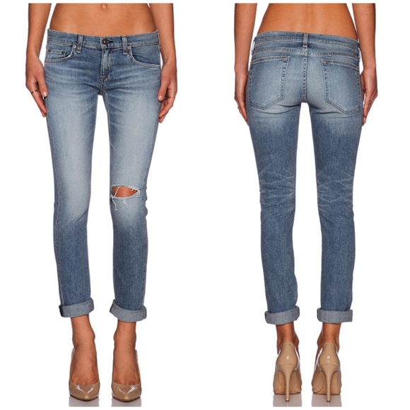 rag & bone Denim - Rag & Bone The Dre Boyfriend Jeans in Mariner 28